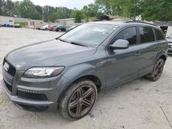 Salvage cars for sale from Copart Fairburn, GA: 2014 Audi Q7 Prestige