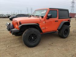 Salvage cars for sale at Elgin, IL auction: 2019 Jeep Wrangler Sport