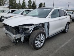 Salvage cars for sale from Copart Rancho Cucamonga, CA: 2019 Infiniti QX50 Essential