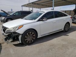 Salvage cars for sale at Anthony, TX auction: 2015 Hyundai Sonata Sport