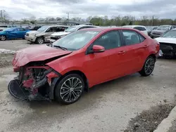 Salvage cars for sale from Copart Louisville, KY: 2016 Toyota Corolla L