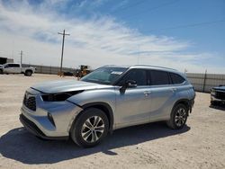 Salvage cars for sale from Copart Andrews, TX: 2021 Toyota Highlander XLE