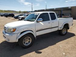Salvage cars for sale at Colorado Springs, CO auction: 2004 Toyota Tundra Access Cab SR5