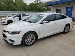 Salvage cars for sale from Copart Augusta, GA: 2016 Chevrolet Malibu LT