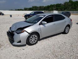 Salvage cars for sale at New Braunfels, TX auction: 2018 Toyota Corolla L