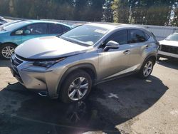 Salvage cars for sale from Copart Arlington, WA: 2017 Lexus NX 200T Base