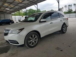 Salvage cars for sale at Cartersville, GA auction: 2016 Acura MDX Advance