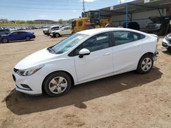 Salvage cars for sale at Colorado Springs, CO auction: 2016 Chevrolet Cruze LS