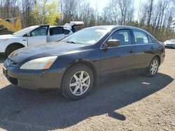 Vehiculos salvage en venta de Copart Ontario Auction, ON: 2004 Honda Accord EX