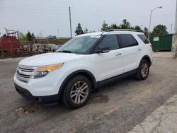 Salvage cars for sale at Gaston, SC auction: 2013 Ford Explorer XLT