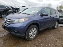 Salvage cars for sale at Elgin, IL auction: 2012 Honda CR-V EX