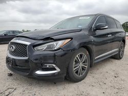 Salvage cars for sale from Copart Houston, TX: 2017 Infiniti QX60