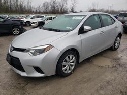 Salvage cars for sale from Copart Leroy, NY: 2014 Toyota Corolla L