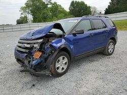Salvage cars for sale from Copart Gastonia, NC: 2014 Ford Explorer