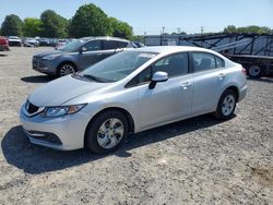 Salvage cars for sale from Copart Mocksville, NC: 2013 Honda Civic LX