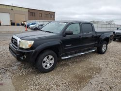 Salvage cars for sale from Copart Kansas City, KS: 2005 Toyota Tacoma Double Cab Prerunner Long BED