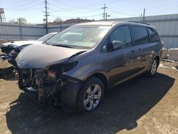 Toyota Sienna le Vehiculos salvage en venta: 2017 Toyota Sienna LE