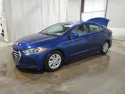 Salvage cars for sale at Central Square, NY auction: 2017 Hyundai Elantra SE