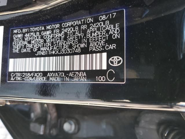 2018 Toyota Camry L