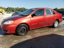 Salvage cars for sale at Apopka, FL auction: 2005 Toyota Corolla CE