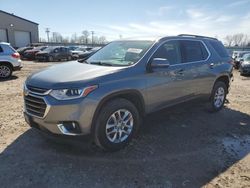 Salvage cars for sale from Copart Central Square, NY: 2021 Chevrolet Traverse LT