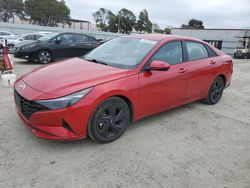 Salvage cars for sale at auction: 2021 Hyundai Elantra SEL