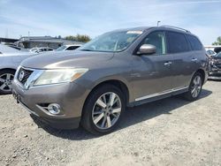 Salvage cars for sale from Copart Sacramento, CA: 2013 Nissan Pathfinder S