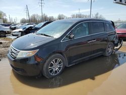 Salvage cars for sale from Copart Columbus, OH: 2012 Honda Odyssey EXL