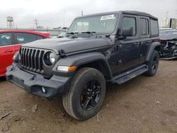 Jeep salvage cars for sale: 2020 Jeep Wrangler Unlimited Sport