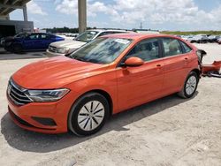 Salvage cars for sale at West Palm Beach, FL auction: 2019 Volkswagen Jetta S