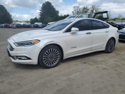 Salvage cars for sale at Finksburg, MD auction: 2017 Ford Fusion SE Hybrid