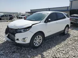 Salvage cars for sale at Wayland, MI auction: 2018 Chevrolet Equinox LS