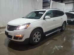 Salvage cars for sale at Central Square, NY auction: 2015 Chevrolet Traverse LT