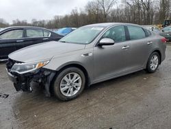 Salvage cars for sale from Copart Ellwood City, PA: 2016 KIA Optima LX