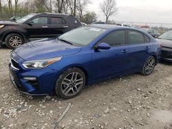 Salvage cars for sale from Copart Cicero, IN: 2019 KIA Forte GT Line