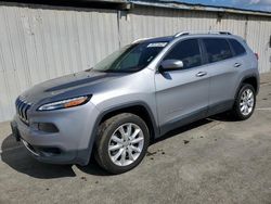 Salvage cars for sale at Fresno, CA auction: 2017 Jeep Cherokee Limited