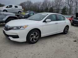 Salvage cars for sale at North Billerica, MA auction: 2016 Honda Accord LX