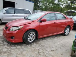 Salvage cars for sale at Austell, GA auction: 2009 Toyota Corolla Base