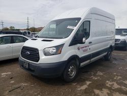 Salvage cars for sale at Chicago Heights, IL auction: 2018 Ford Transit T-250