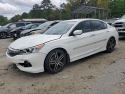 Honda Accord Sport salvage cars for sale: 2016 Honda Accord Sport