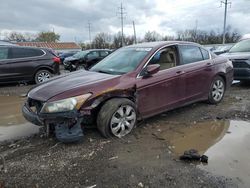 Salvage cars for sale from Copart Columbus, OH: 2008 Honda Accord EXL