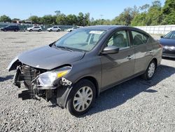Salvage cars for sale at Riverview, FL auction: 2015 Nissan Versa S