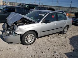 Salvage cars for sale from Copart Haslet, TX: 2005 Chevrolet Malibu