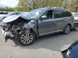 Salvage cars for sale from Copart Glassboro, NJ: 2015 Nissan Pathfinder S