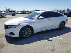 Salvage cars for sale at Rancho Cucamonga, CA auction: 2021 Honda Accord EXL