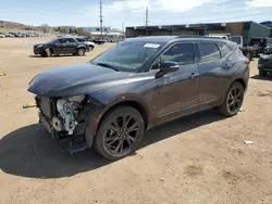 Salvage cars for sale at Colorado Springs, CO auction: 2021 Chevrolet Blazer RS