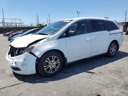 Salvage cars for sale at Wilmington, CA auction: 2012 Honda Odyssey EXL