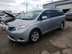 Salvage cars for sale at Chicago Heights, IL auction: 2014 Toyota Sienna LE