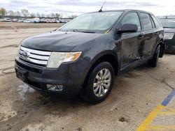 Salvage cars for sale at Pekin, IL auction: 2007 Ford Edge SEL Plus