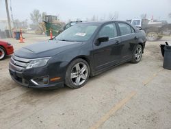 Salvage cars for sale at Pekin, IL auction: 2011 Ford Fusion Sport